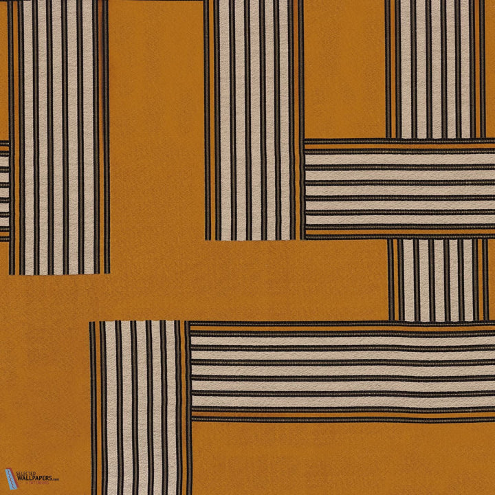 Bau stof-Casamance-Kissen-Cushion-Ambre-Meter (M1)-Selected Interiors