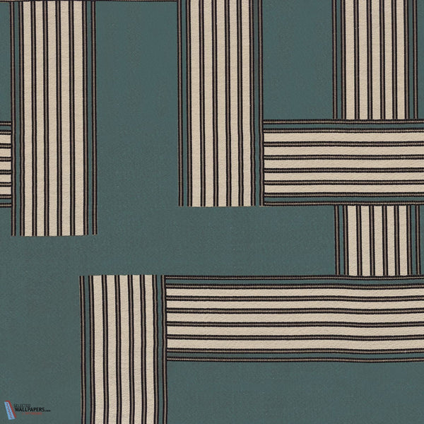 Bau stof-Casamance-Petrole-Meter (M1)-Selected Interiors