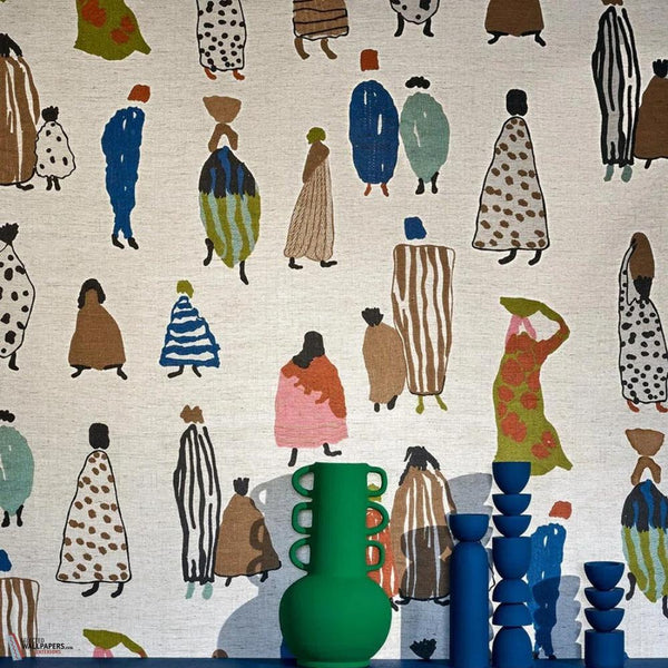 Bedouins behang-Pierre Frey-Selected Wallpapers-Interiors