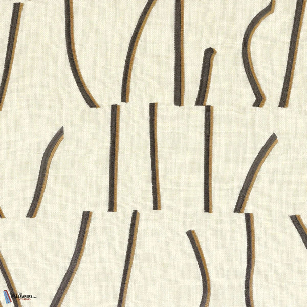 Bejuco Stof-Casamance-Mordore Gris-Meter (M1)-Selected-Wallpapers-Interiors