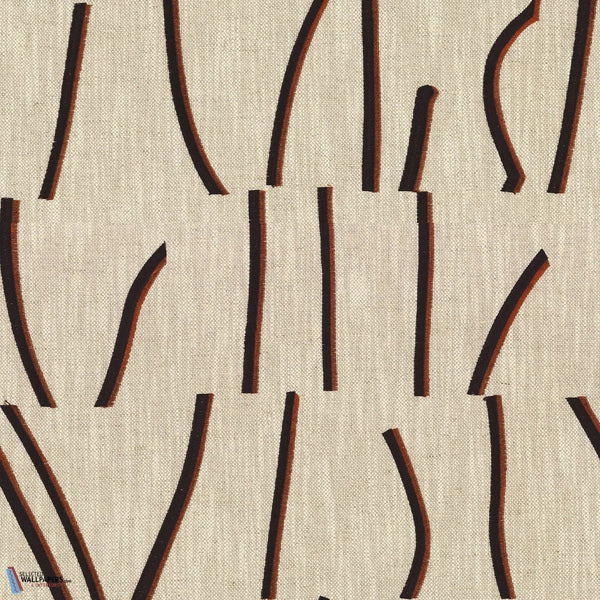 Bejuco Stof-Casamance-Acajou Noir-Meter (M1)-Selected-Wallpapers-Interiors