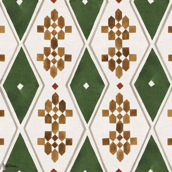 Beldi Rugs behang-Coordonne-Leaves-Rol-Selected-Wallpapers-Interiors
