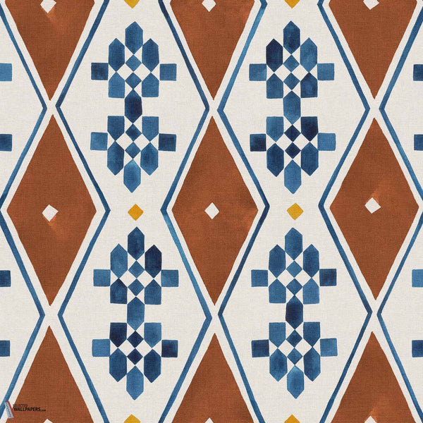 Beldi Rugs behang-Coordonne-Clay-Rol-Selected-Wallpapers-Interiors