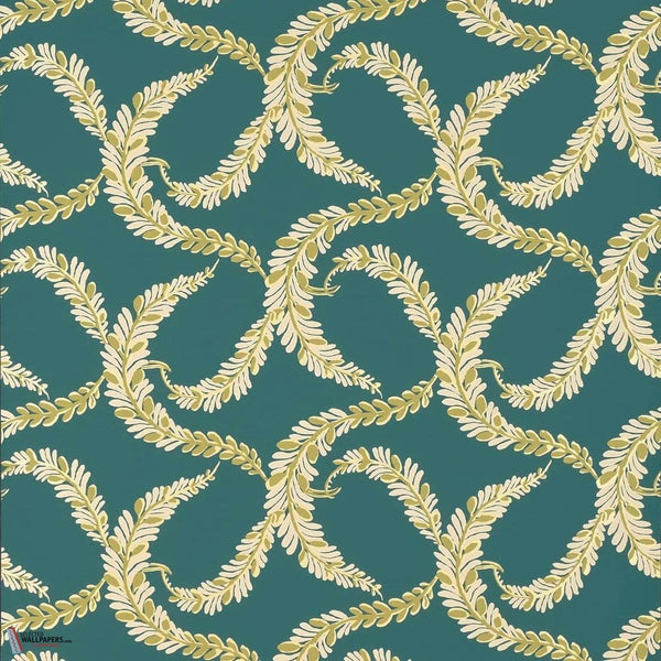 Belle de Provence wallpaper-Pierre Frey-Emeraude-Roll-Selected Wallpapers-Interiors