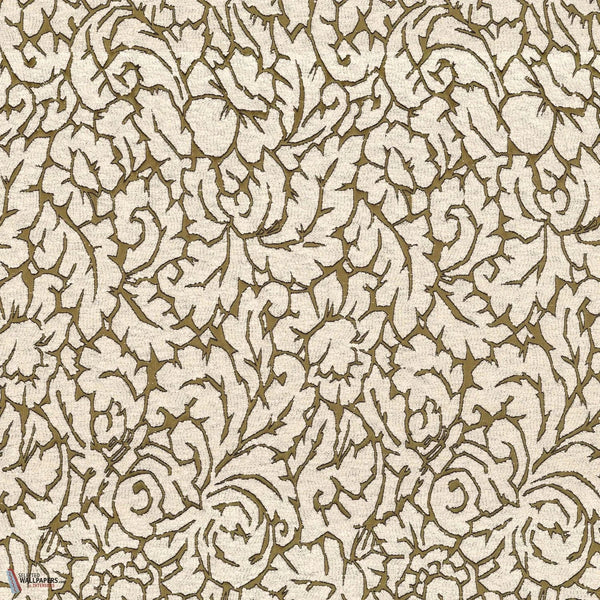 Bellezza stof-Casamance-Olive-Meter (M1)-Selected-Wallpapers-Interiors