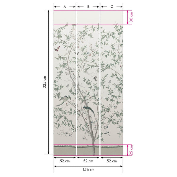 Belton Scenic-behang-Little Greene-Selected Wallpapers
