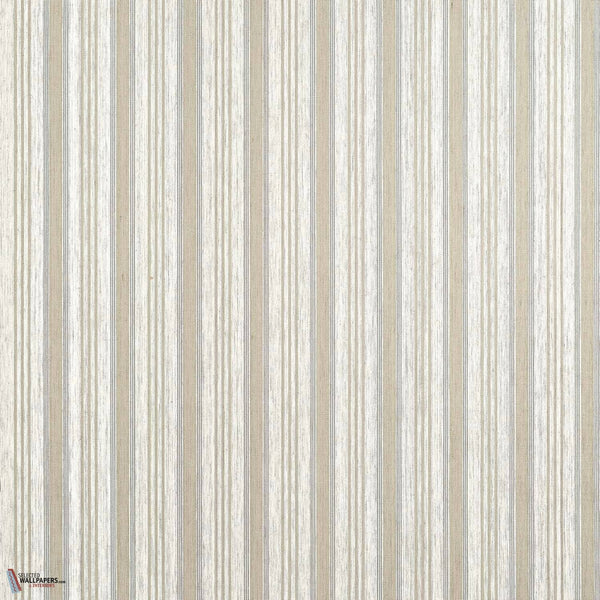 Bennet Stripe behang-Thibaut-Beige-Rol-Selected-Wallpapers-Interiors