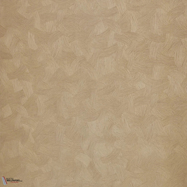 Berenice Tapete-Casamance-Taupe/Dore-Rolle-Selected-Wallpapers-Interiors