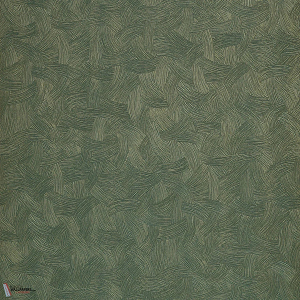 Berenice Tapete-Casamance-Emeraude/Dore-Rolle-Selected-Wallpapers-Interiors