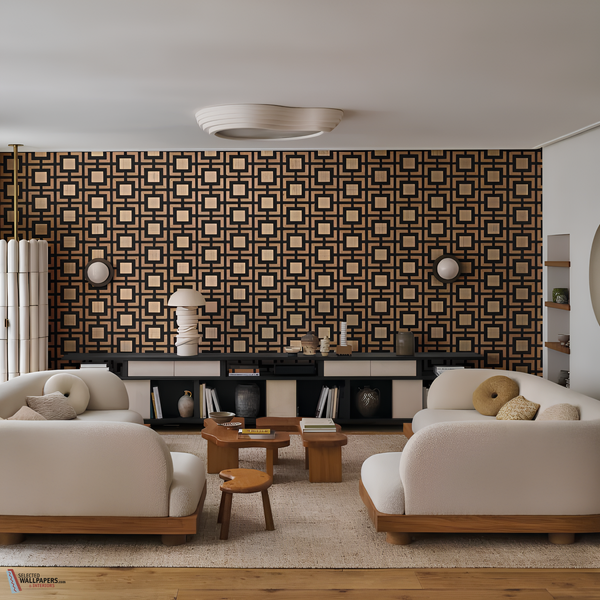 Biancavilla wallpaper-Casamance-Selected Wallpapers-Interiors