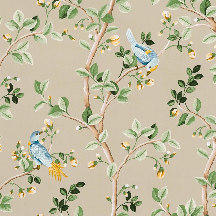 Birds Prosperity-Coordonne-behang-tapete-wallpaper-Papyrus-Non Woven-Selected-Wallpapers-Interiors