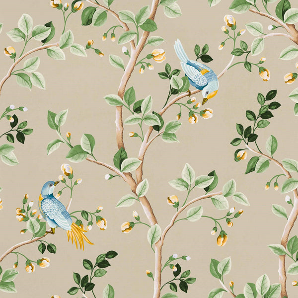 Birds Prosperity-Coordonne-behang-Papyrus-Non Woven-Selected-Wallpapers-Interiors