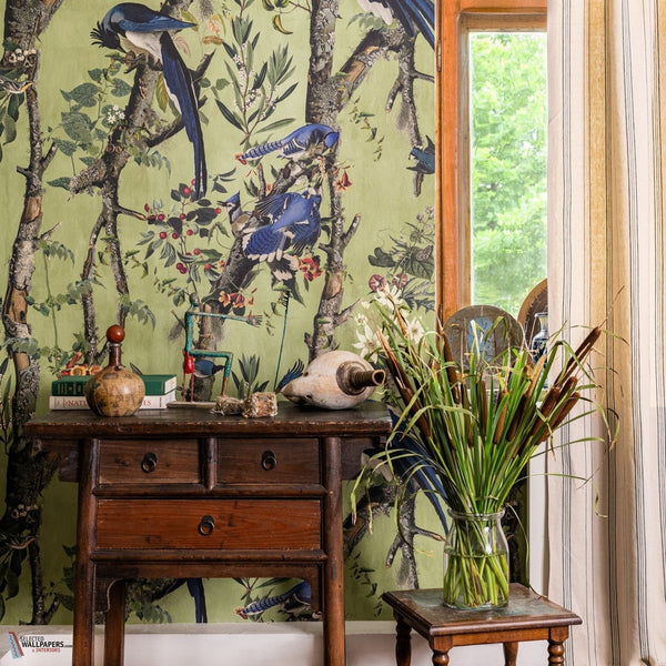 Birds of Danube wallpaper-Mind the Gap-Selected-Wallpapers-Interiors