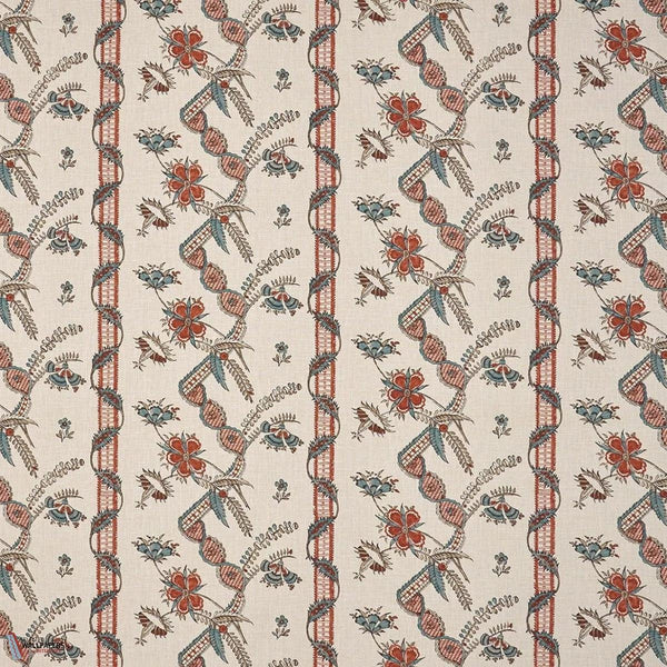 Bjorn behang-Pierre Frey-Cerise-Meter (M1)-Selected Wallpapers-Interiors
