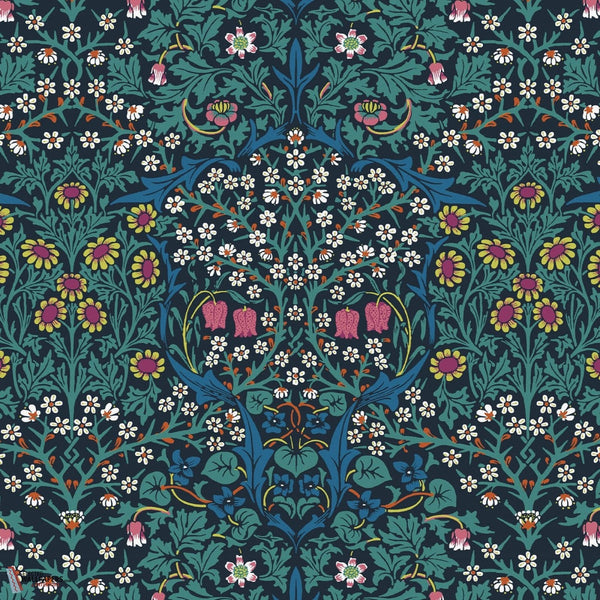 Blackthorn behang-House of Hackney-Emerald-200 cm-Selected-Wallpapers-Interiors