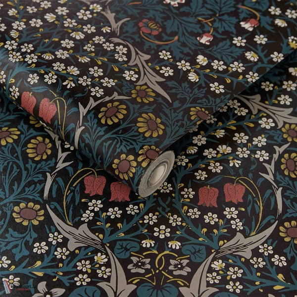 Blackthorn behang-House of Hackney-Selected-Wallpapers-Interiors
