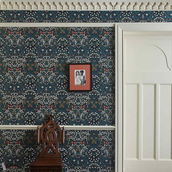 Blackthorn behang-House of Hackney-Selected-Wallpapers-Interiors
