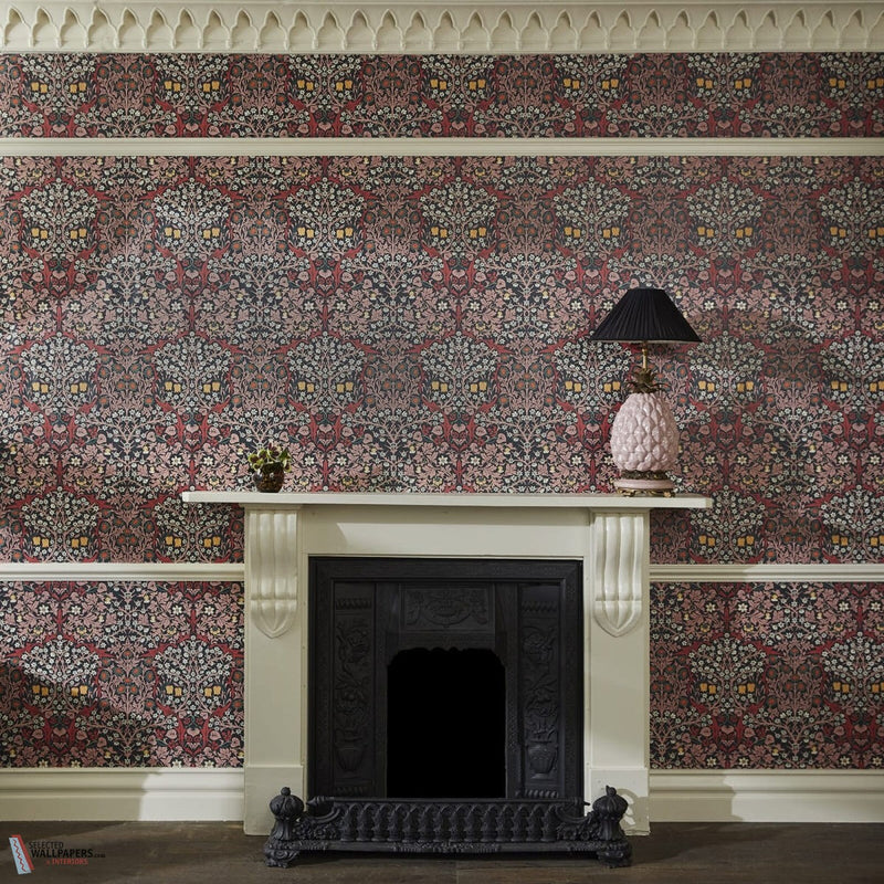 Blackthorn behang-House of Hackney-Selected-Wallpapers-Interiors