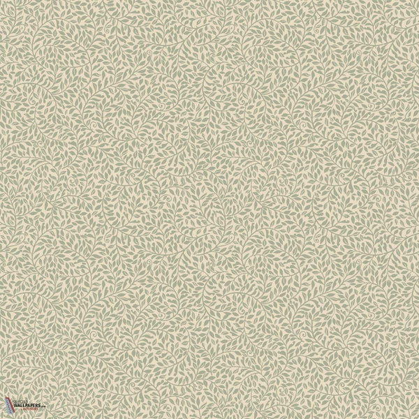 Bladverk behang-Sandberg-Green-Rol-Selected Wallpapers-Interiors