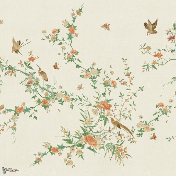 Bloom Tapete-Sandberg-Spring Green-Mattic-M2-Selected Wallpapers-Interiors