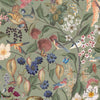 Blooming Fantasy-Iksel-behang-Olive-Non Woven-Selected Wallpapers
