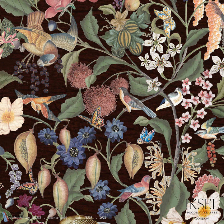 Blooming Fantasy-Iksel-behang-Tapete-wallpaper-Licorice-Non Woven-Selected Wallpapers