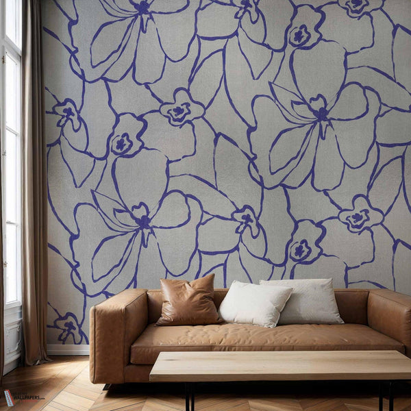 Blooming wallpaper-Coordonne-Selected Wallpapers-Interiors