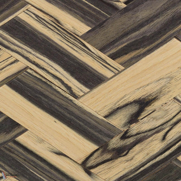 Bois Tresse behang-CMO Paris-Ardoise-Rol-Selected Wallpapers-Interiors