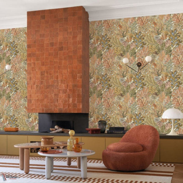 Borrommee wallpaper-Casamance-Selected-Wallpapers-Interiors