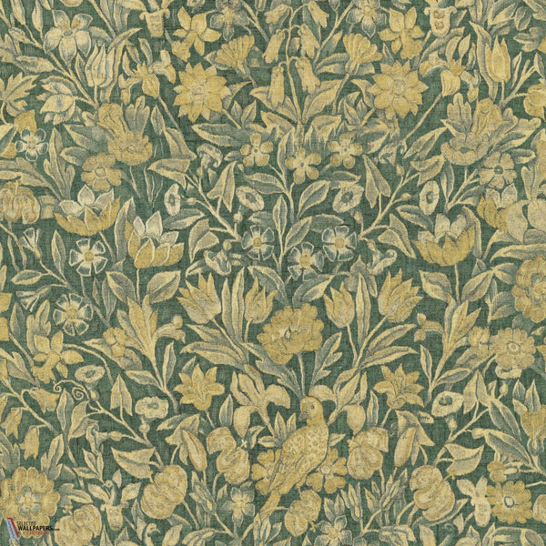 Bouquet wallpaper-Arte-Emerald-Meter (M1)-Selected Wallpapers-Interiors
