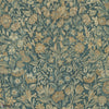 Bouquet wallpaper-Arte-Teal-Meter (M1)-Selected Wallpapers-Interiors