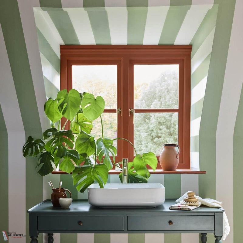 Broad Stripe papier peint de Little Greene