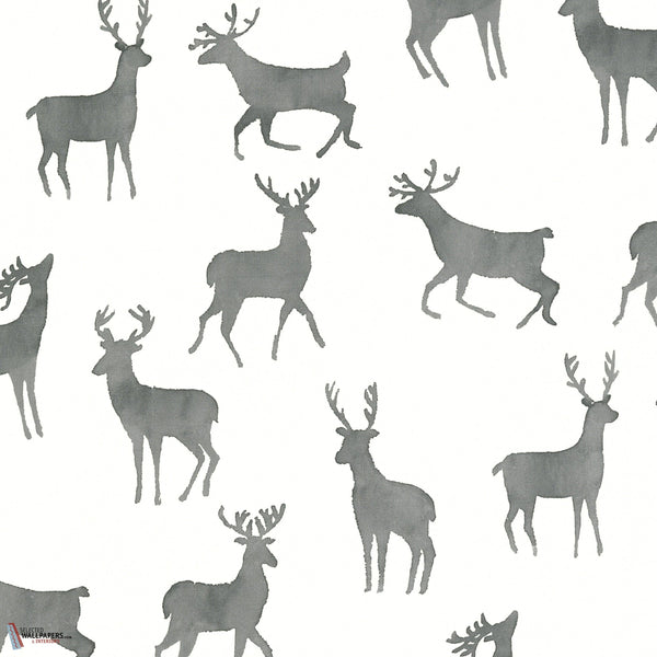 Bucks wallpaper-Thibaut-Basalt black-Roll-Selected Wallpapers-Interiors