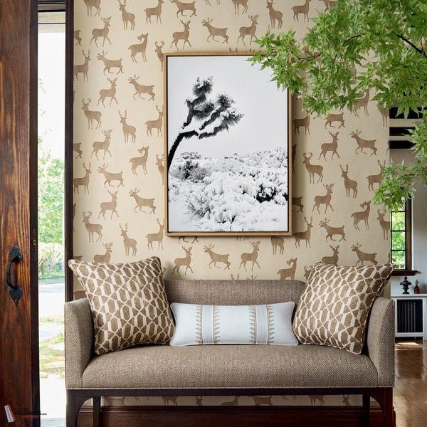 Bucks wallpaper-Thibaut-Selected Wallpapers-Interiors
