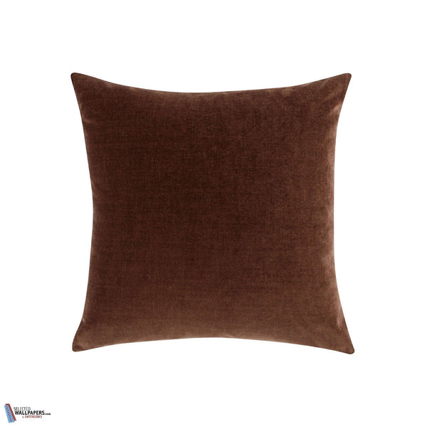 Bude Kussen-Zinc Textile-wallpaper-Cognac-50 x 50 cm-Selected Wallpapers