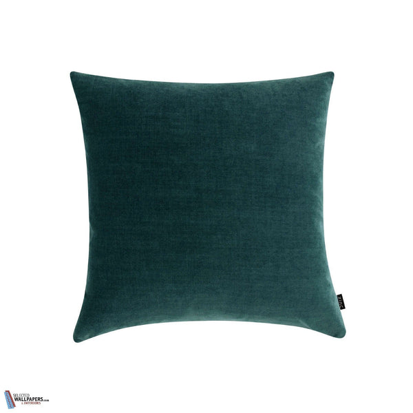 Bude Kussen-Zinc Textile-wallpaper-Teal-50 x 50 cm-Selected Wallpapers