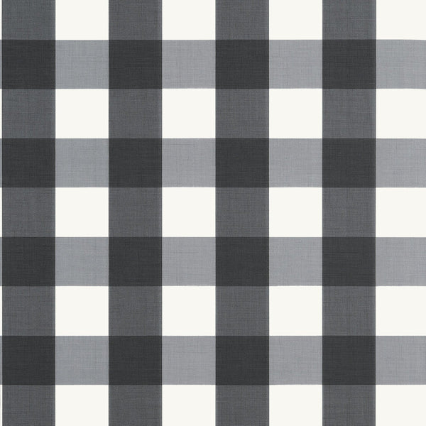 Buffalo Check behang-Thibaut-Black-Rol-Selected-Wallpapers-Interiors