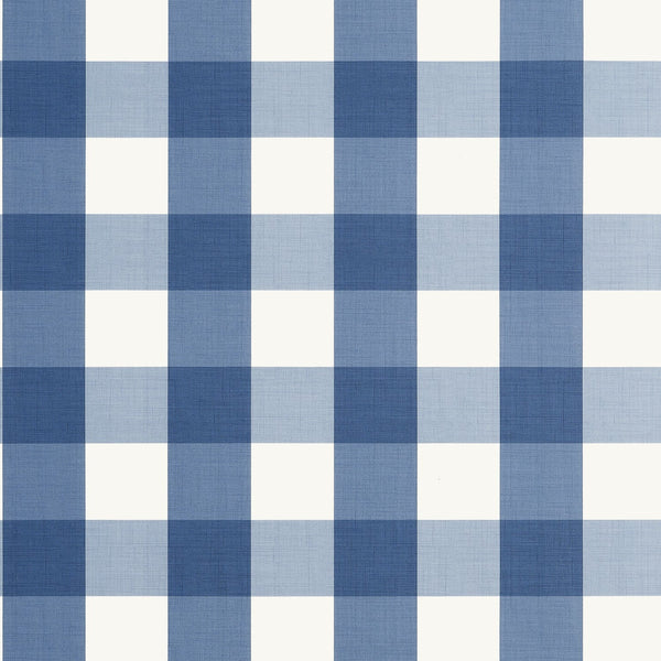 Buffalo Check behang-Thibaut-Navy-Rol-Selected-Wallpapers-Interiors