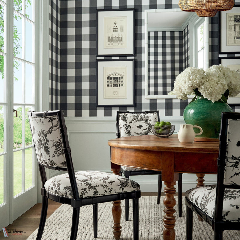 Buffalo Check behang-Thibaut-Selected-Wallpapers-Interiors