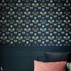 Burges Butterfly-Little Greene-behang-Selected Wallpapers
