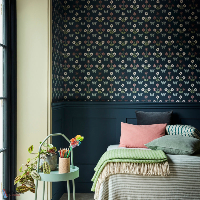 Burges Butterfly wallpaper by Little Greene