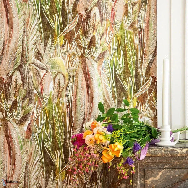 Calathea behang-Pierre Frey-Selected-Wallpapers-Interiors