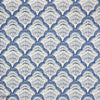 Calico Shell wallpaper-1838 wallcoverings-Cobalt-Roll-Selected Wallpapers-Interiors