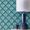 Calico Shell wallpaper-1838 wallcoverings-Selected Wallpapers-Interiors