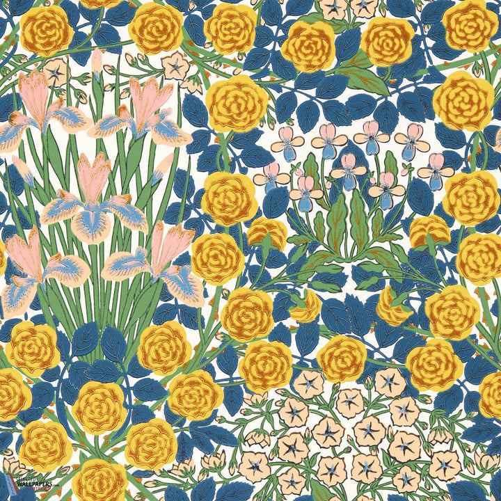 Campanula-behang-tapete-wallpaper-Morris & Co-Autumn Garden-Rol-Selected-Wallpapers-Interiors