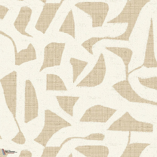 Cana wallpaper-Casamance-Sable-Roll-Selected-Wallpapers-Interiors