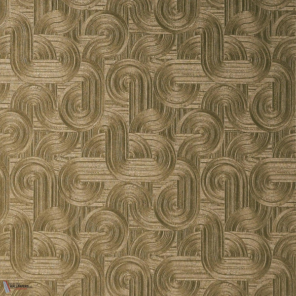 Carat wallpaper-Casamance-Dore/Fonce-Roll-Selected Wallpapers-Interiors