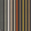 Carousel Stripe Tapete in Black & Multi von Cole & Son
