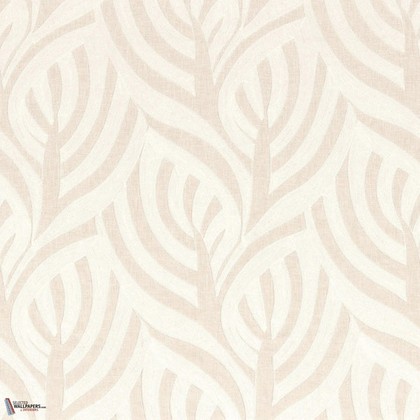 Catalpa stof-Casamance-Blanc-Meter (M1)-Selected-Wallpapers-Interiors