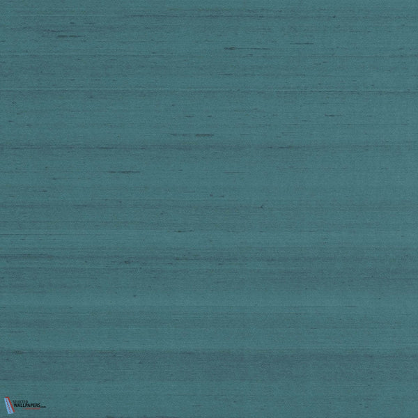 Cazenove Wallcovering-Zinc Textile-wallpaper-Cerulean-Roll-Selected Wallpapers